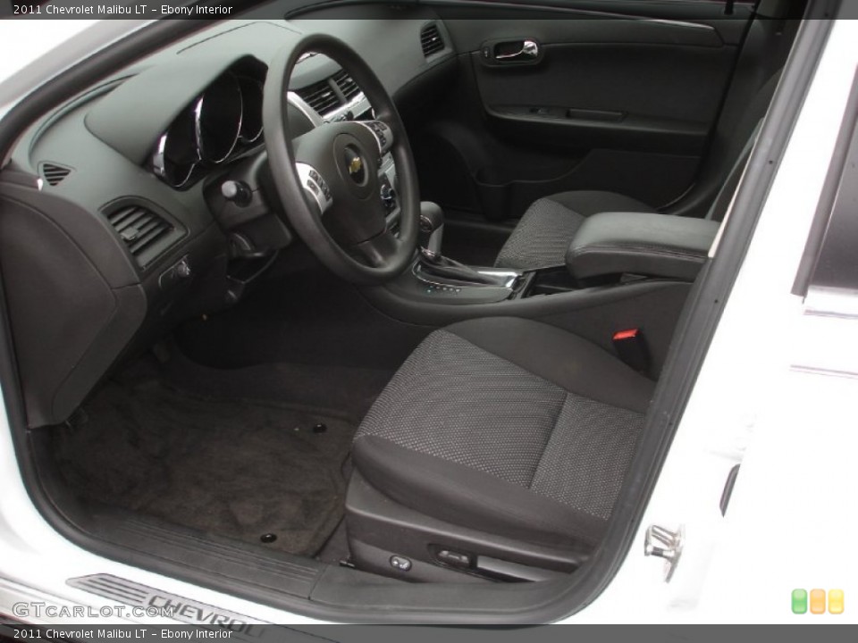 Ebony Interior Photo for the 2011 Chevrolet Malibu LT #58476426