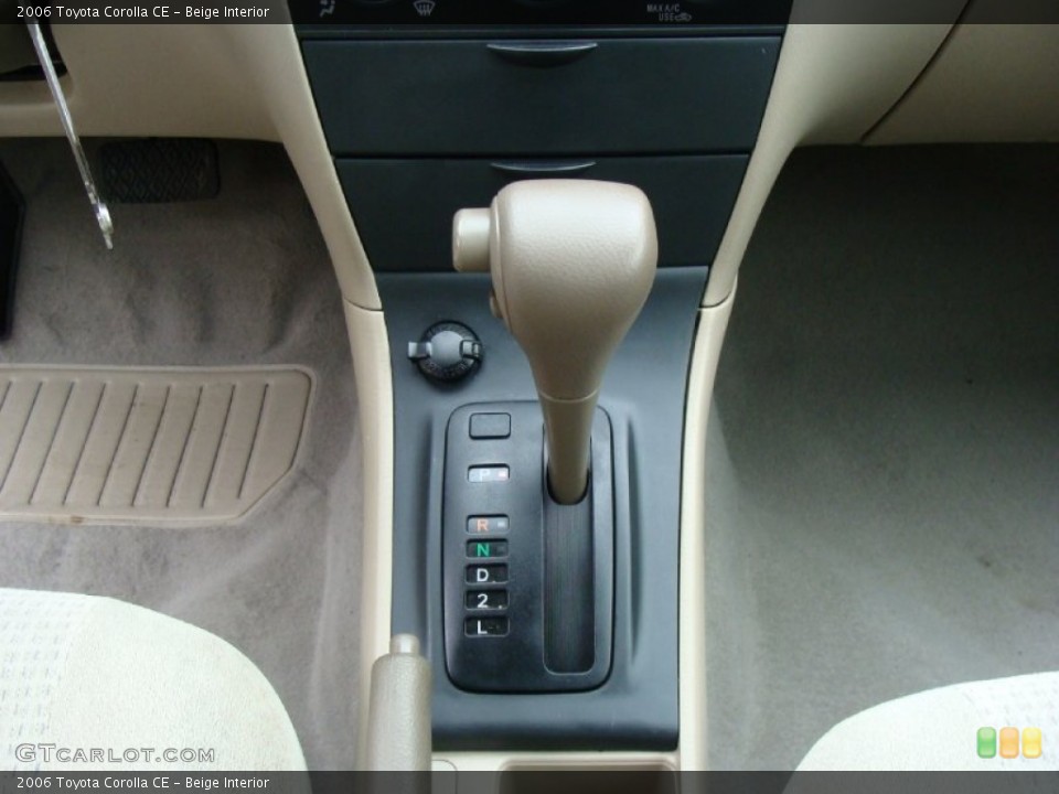 Beige Interior Transmission for the 2006 Toyota Corolla CE #58477571