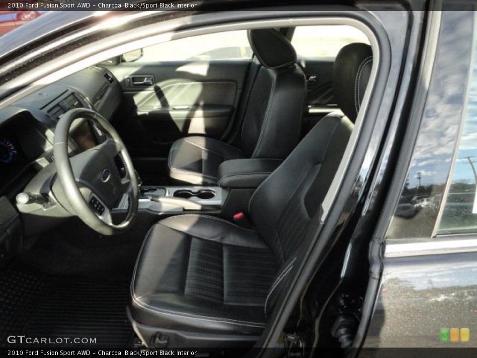 Charcoal Black/Sport Black Interior Photo for the 2010 Ford Fusion Sport AWD #58478011