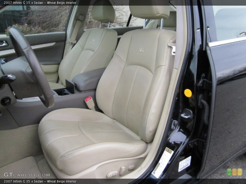 Wheat Beige Interior Photo for the 2007 Infiniti G 35 x Sedan #58480608
