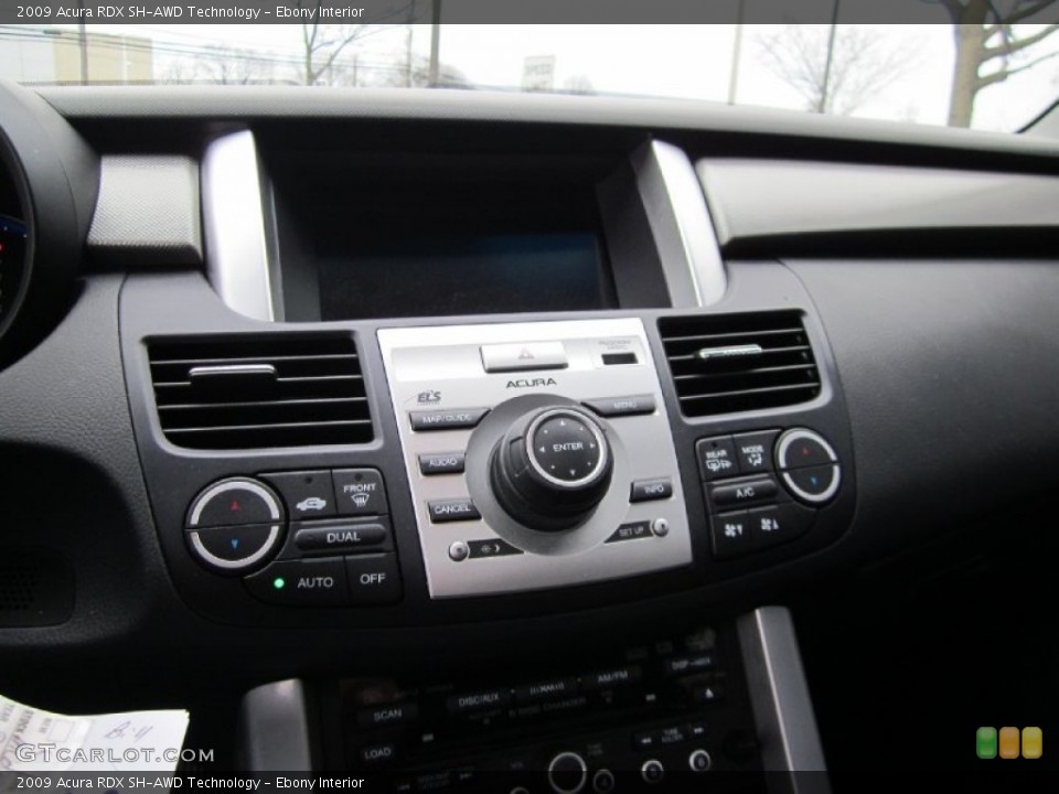 Ebony Interior Controls for the 2009 Acura RDX SH-AWD Technology #58480947