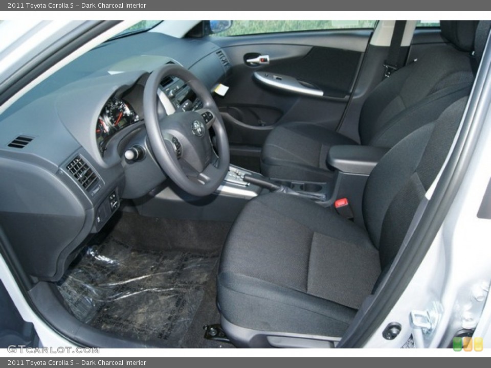 Dark Charcoal Interior Photo for the 2011 Toyota Corolla S #58481763