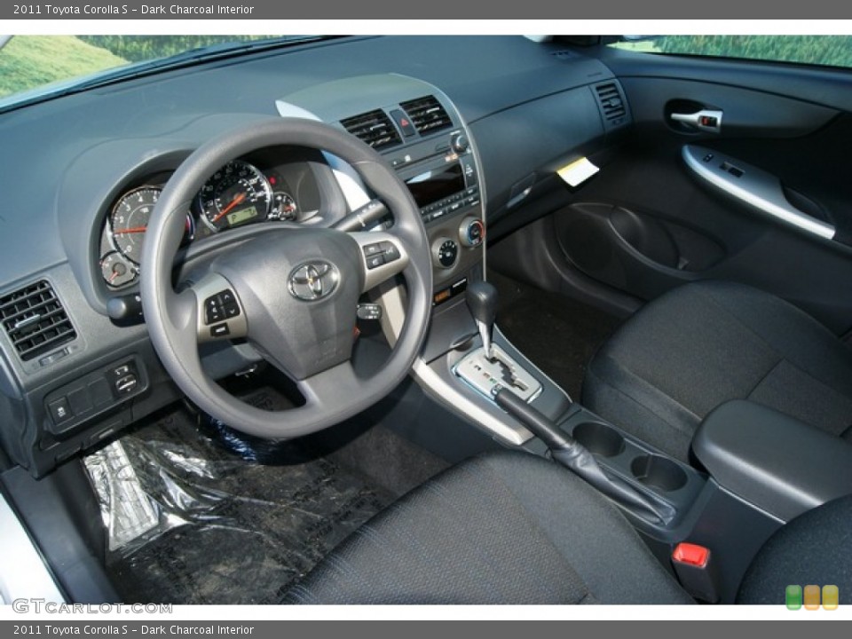 Dark Charcoal Interior Photo for the 2011 Toyota Corolla S #58481772