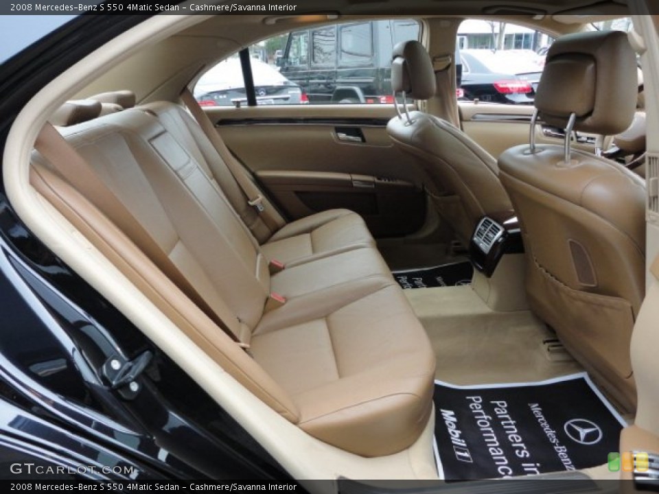 Cashmere/Savanna Interior Photo for the 2008 Mercedes-Benz S 550 4Matic Sedan #58484025