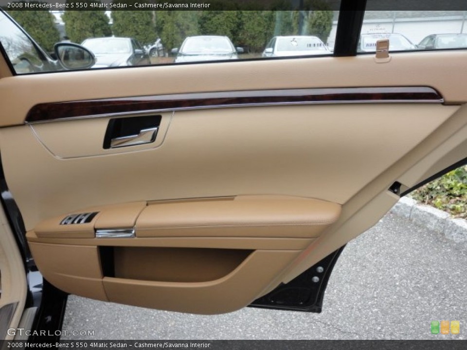 Cashmere/Savanna Interior Door Panel for the 2008 Mercedes-Benz S 550 4Matic Sedan #58484034