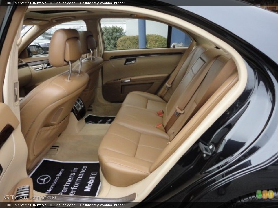 Cashmere/Savanna Interior Photo for the 2008 Mercedes-Benz S 550 4Matic Sedan #58484090