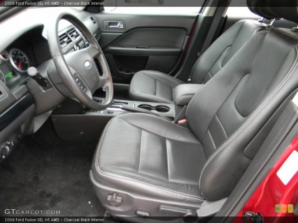 Charcoal Black Interior Photo for the 2009 Ford Fusion SEL V6 AWD #58484376