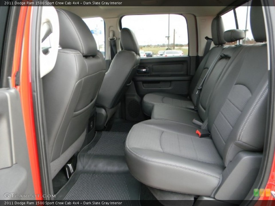 Dark Slate Gray Interior Photo for the 2011 Dodge Ram 1500 Sport Crew Cab 4x4 #58485841