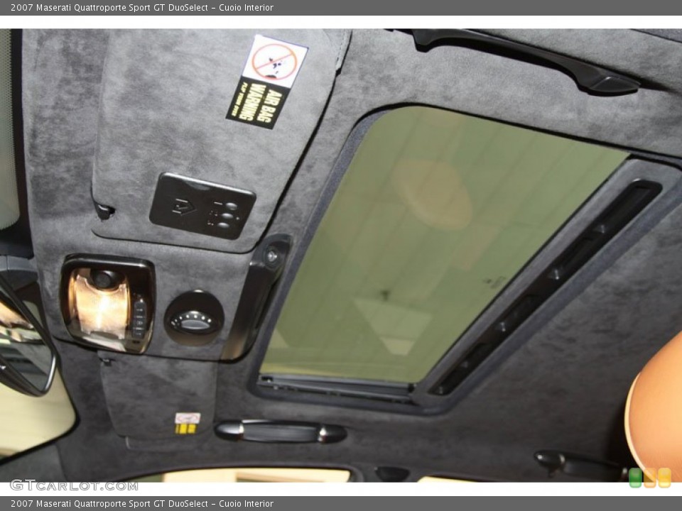 Cuoio Interior Sunroof for the 2007 Maserati Quattroporte Sport GT DuoSelect #58491409