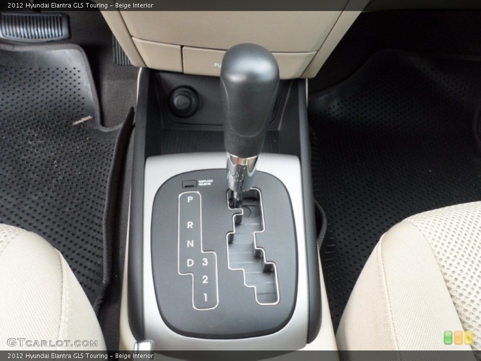 Beige Interior Transmission for the 2012 Hyundai Elantra GLS Touring #58492789
