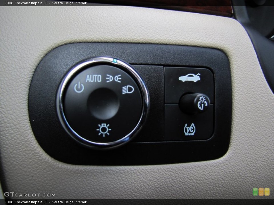 Neutral Beige Interior Controls for the 2008 Chevrolet Impala LT #58498534