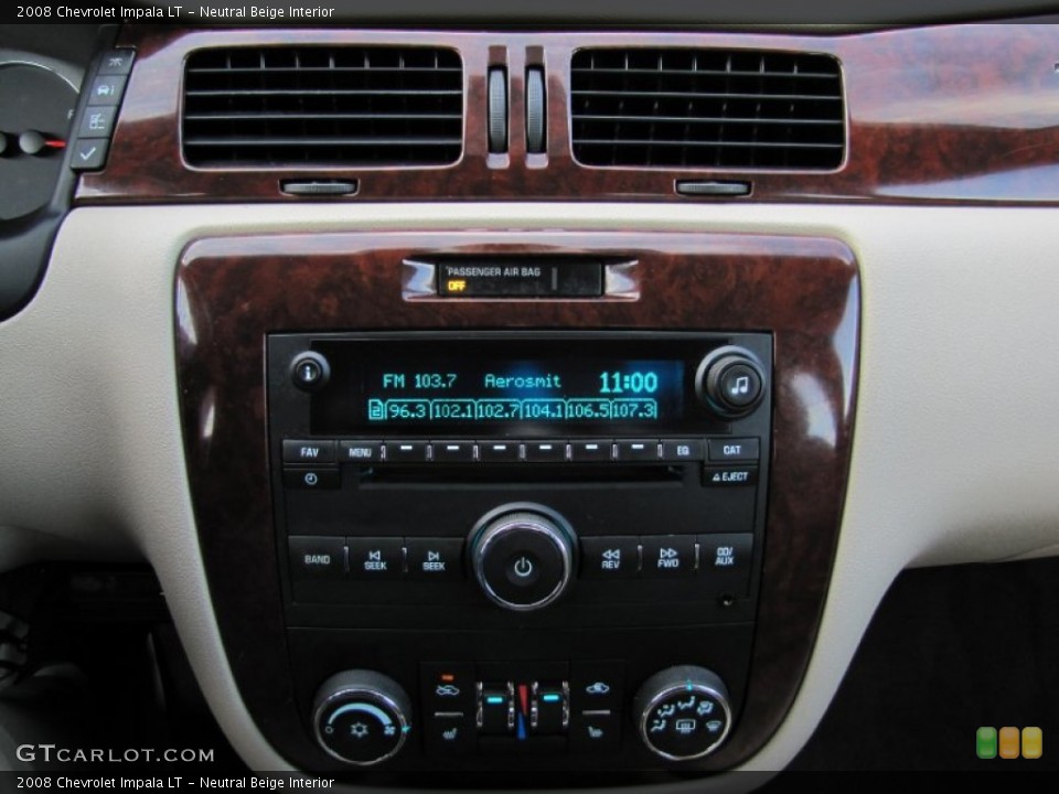 Neutral Beige Interior Controls for the 2008 Chevrolet Impala LT #58498546