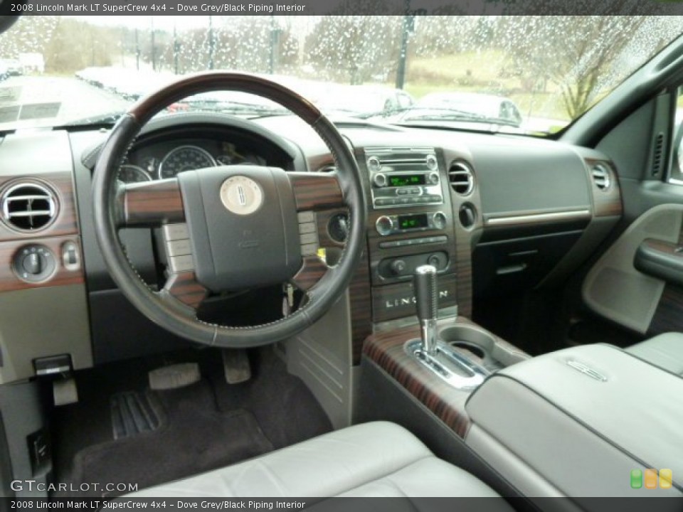 Dove Grey/Black Piping Interior Dashboard for the 2008 Lincoln Mark LT SuperCrew 4x4 #58500361