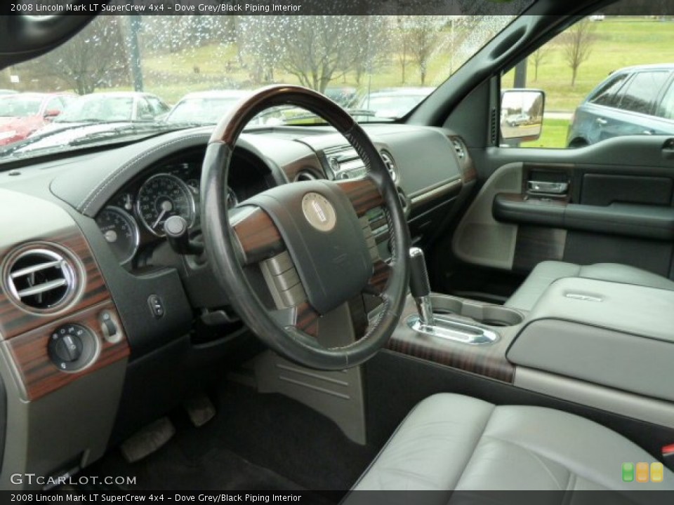 Dove Grey/Black Piping Interior Photo for the 2008 Lincoln Mark LT SuperCrew 4x4 #58500370