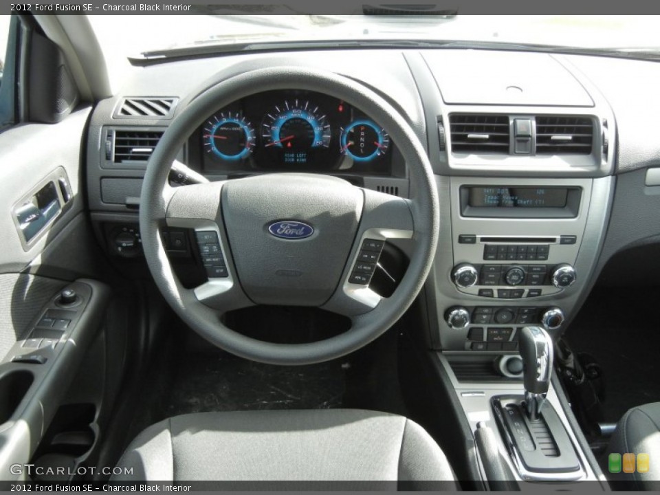 Charcoal Black Interior Dashboard for the 2012 Ford Fusion SE #58502378