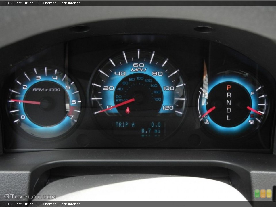 Charcoal Black Interior Gauges for the 2012 Ford Fusion SE #58502386
