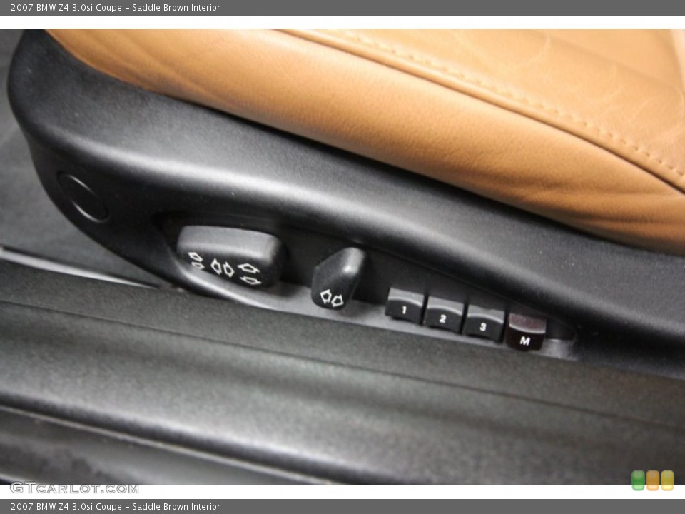 Saddle Brown Interior Controls for the 2007 BMW Z4 3.0si Coupe #58502753
