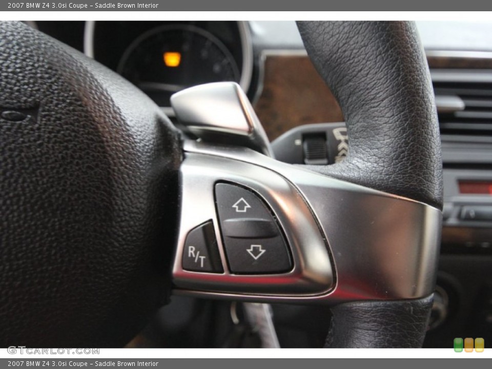 Saddle Brown Interior Controls for the 2007 BMW Z4 3.0si Coupe #58502850