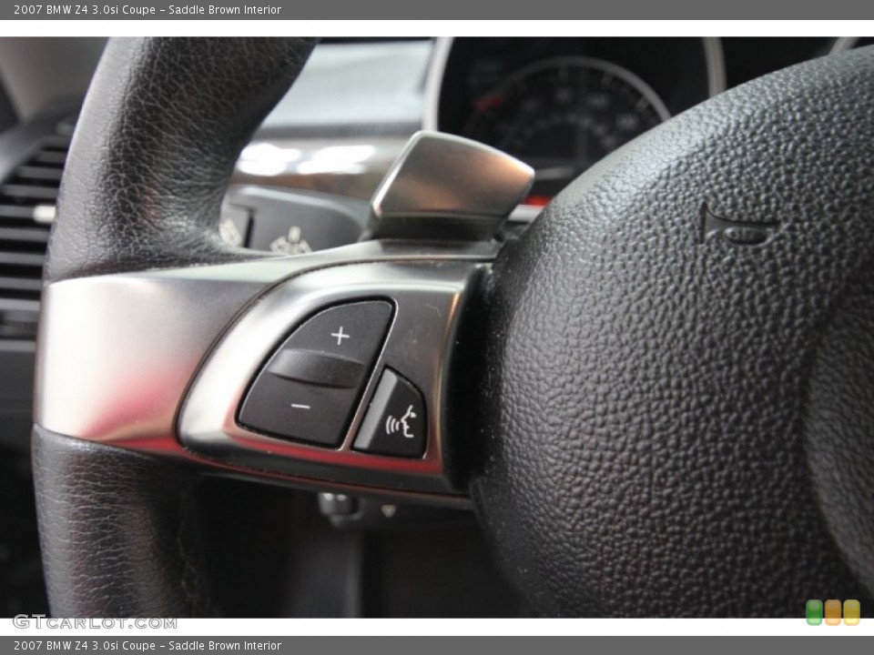Saddle Brown Interior Controls for the 2007 BMW Z4 3.0si Coupe #58502859