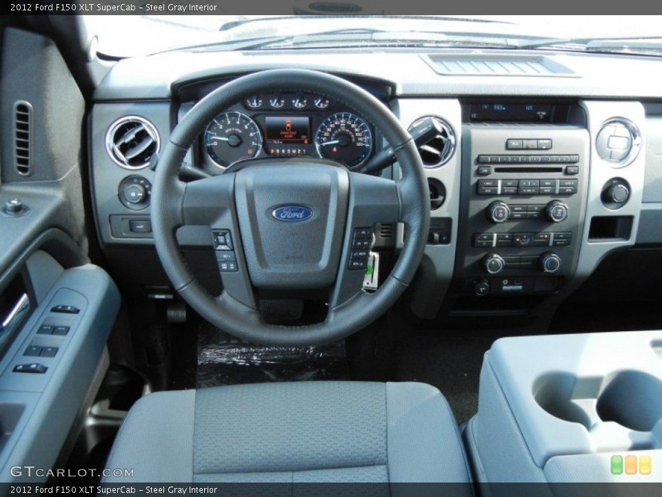 Steel Gray Interior Dashboard for the 2012 Ford F150 XLT SuperCab #58503269