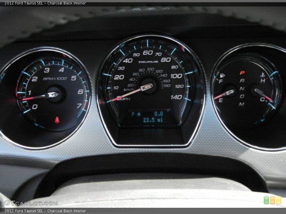 Charcoal Black Interior Gauges for the 2012 Ford Taurus SEL #58503394