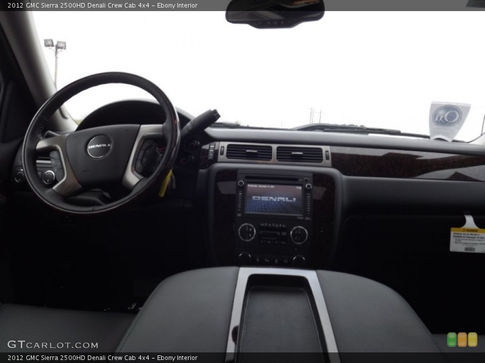 Ebony Interior Dashboard for the 2012 GMC Sierra 2500HD Denali Crew Cab 4x4 #58505813