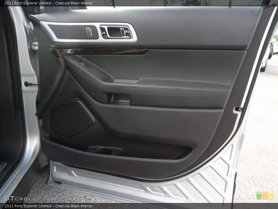 Charcoal Black Interior Door Panel for the 2011 Ford Explorer Limited #58505855