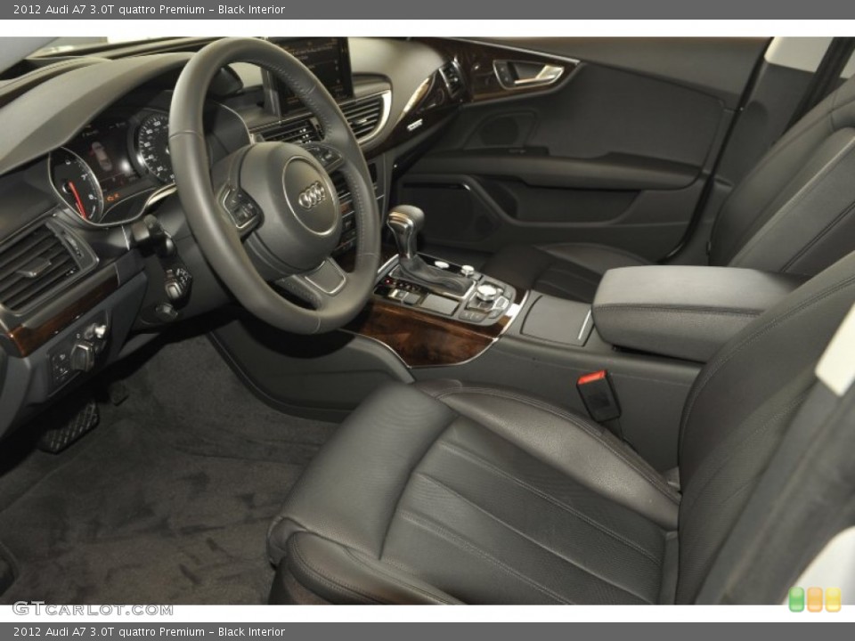 Black Interior Photo for the 2012 Audi A7 3.0T quattro Premium #58507343