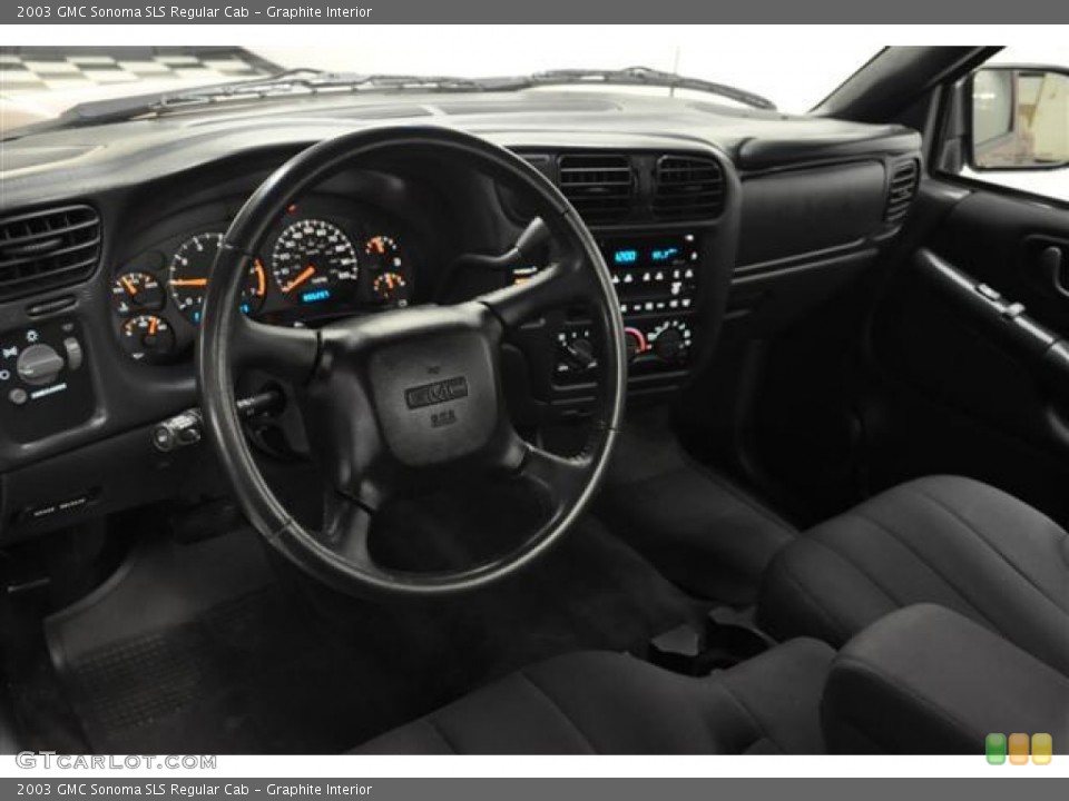 Graphite Interior Dashboard for the 2003 GMC Sonoma SLS Regular Cab #58509626
