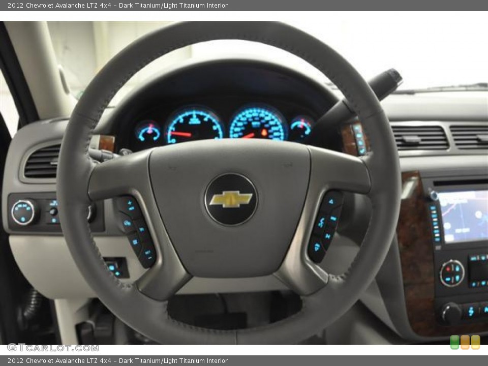 Dark Titanium/Light Titanium Interior Steering Wheel for the 2012 Chevrolet Avalanche LTZ 4x4 #58510016