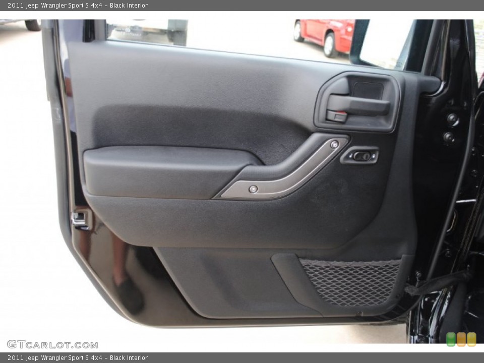 Black Interior Door Panel for the 2011 Jeep Wrangler Sport S 4x4 #58512149