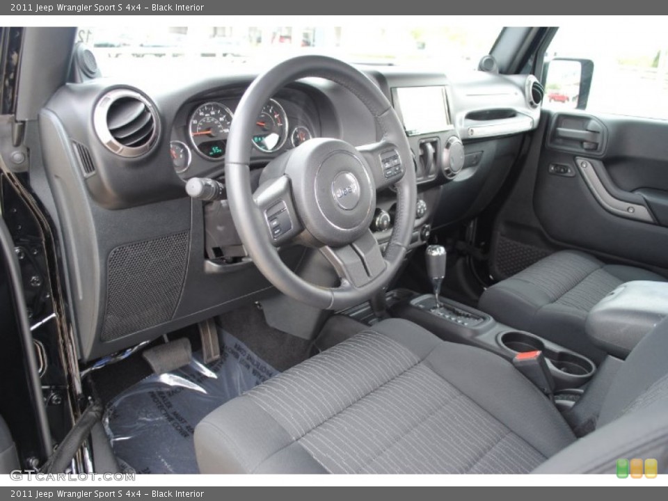 Black Interior Photo for the 2011 Jeep Wrangler Sport S 4x4 #58512163