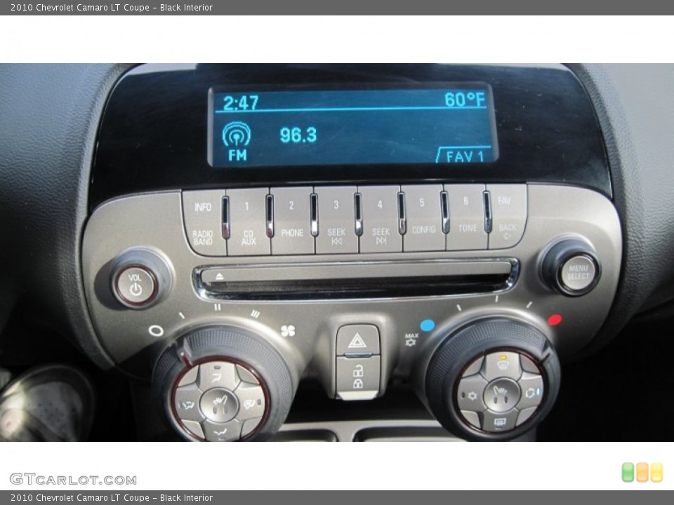 Black Interior Audio System for the 2010 Chevrolet Camaro LT Coupe #58517003