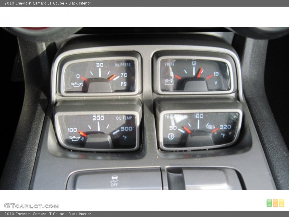 Black Interior Gauges for the 2010 Chevrolet Camaro LT Coupe #58517012