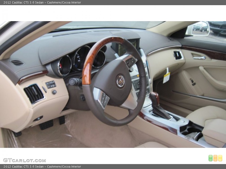 Cashmere/Cocoa Interior Photo for the 2012 Cadillac CTS 3.6 Sedan #58517831