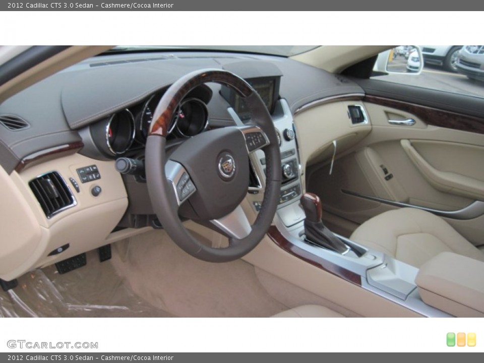 Cashmere/Cocoa Interior Photo for the 2012 Cadillac CTS 3.0 Sedan #58519001