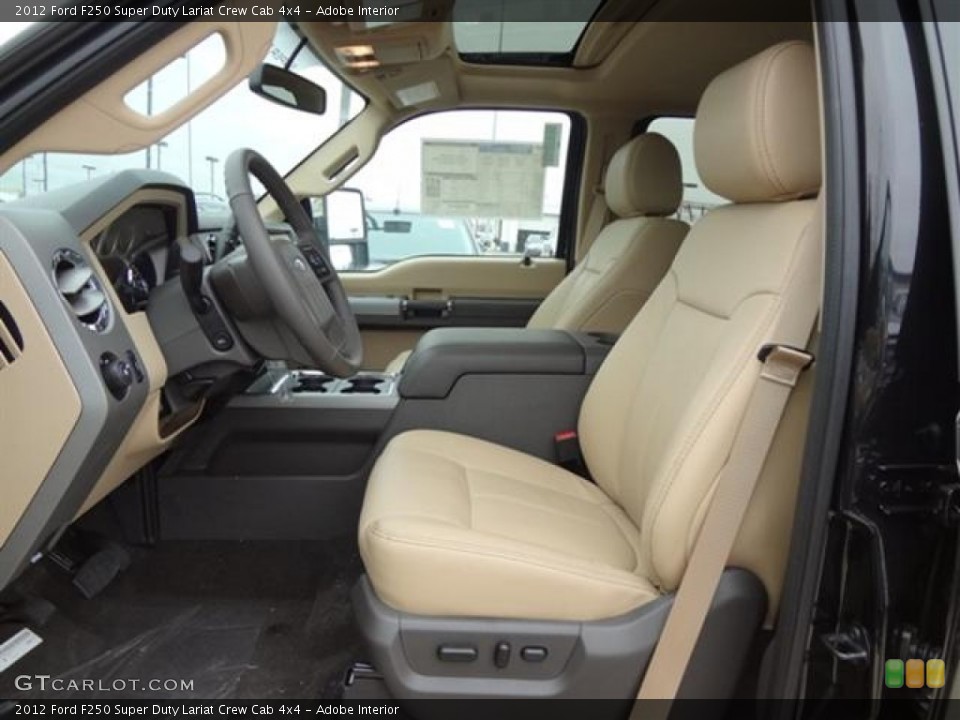 Adobe Interior Photo for the 2012 Ford F250 Super Duty Lariat Crew Cab 4x4 #58519169