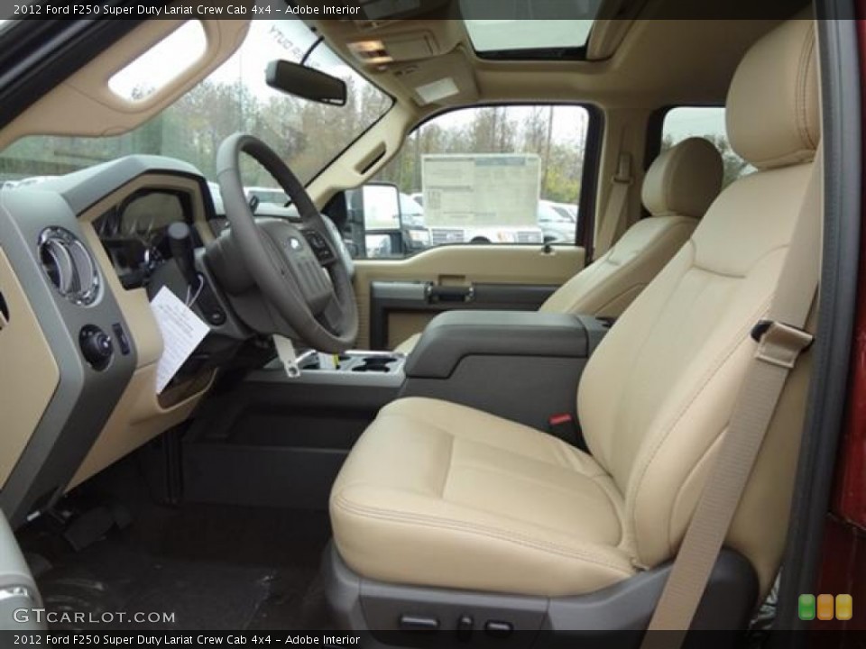 Adobe Interior Photo for the 2012 Ford F250 Super Duty Lariat Crew Cab 4x4 #58519429