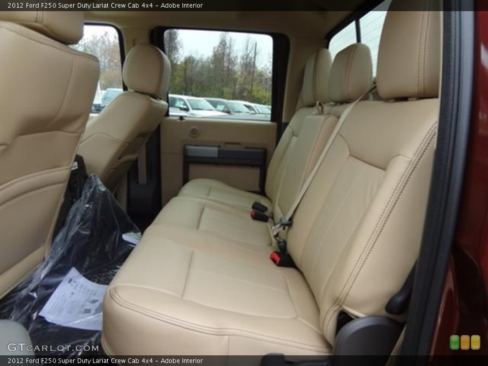 Adobe Interior Photo for the 2012 Ford F250 Super Duty Lariat Crew Cab 4x4 #58519436