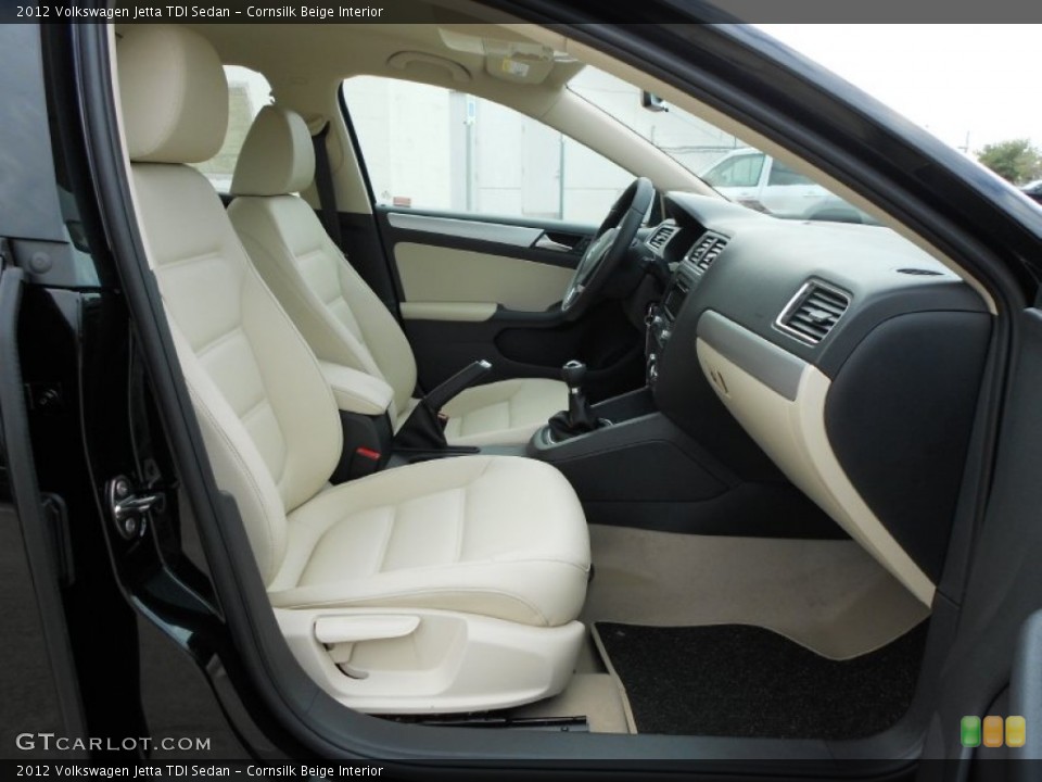 Cornsilk Beige Interior Photo for the 2012 Volkswagen Jetta TDI Sedan #58519946