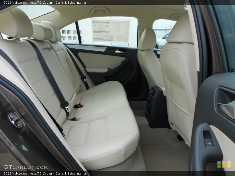 Cornsilk Beige Interior Photo for the 2012 Volkswagen Jetta TDI Sedan #58520145