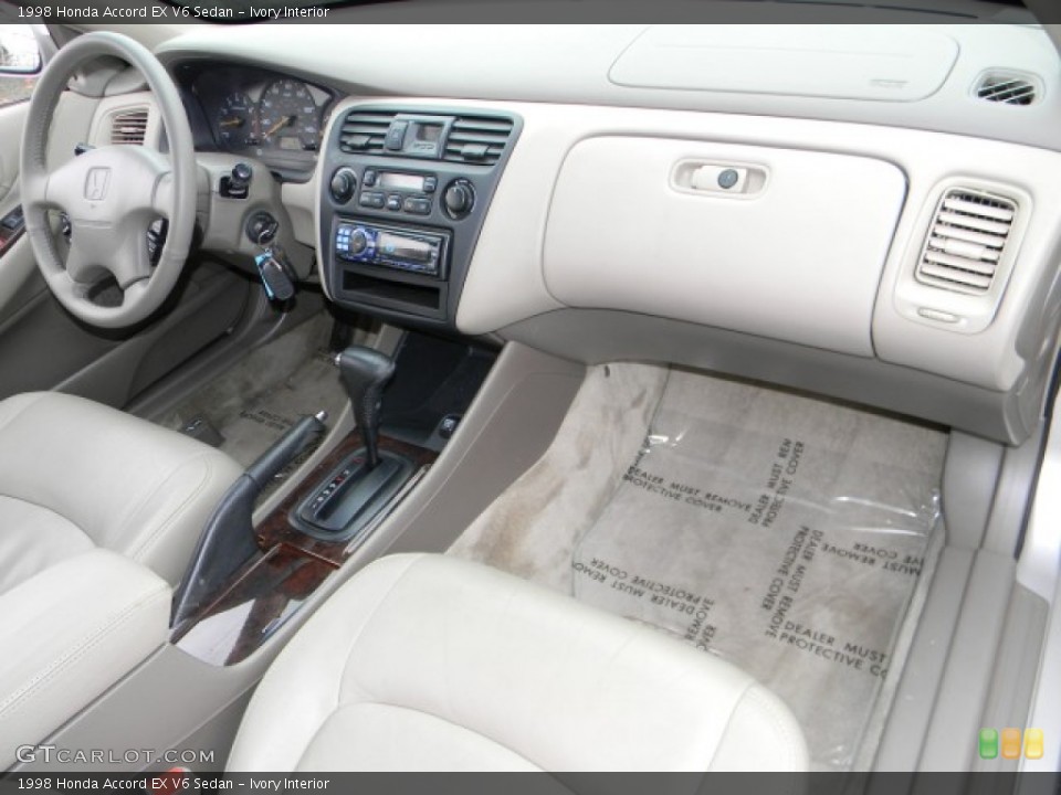 Ivory Interior Dashboard for the 1998 Honda Accord EX V6 Sedan #58520951
