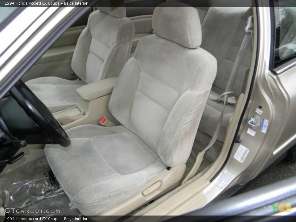 Beige Interior Photo for the 1994 Honda Accord EX Coupe #58521023