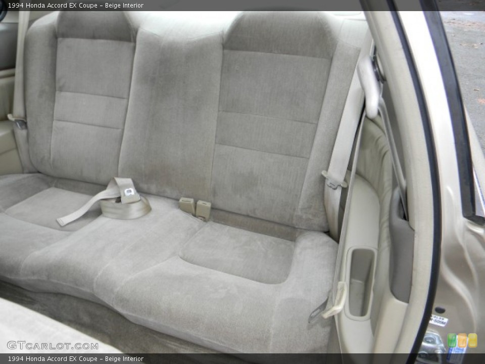 Beige Interior Photo for the 1994 Honda Accord EX Coupe #58521029
