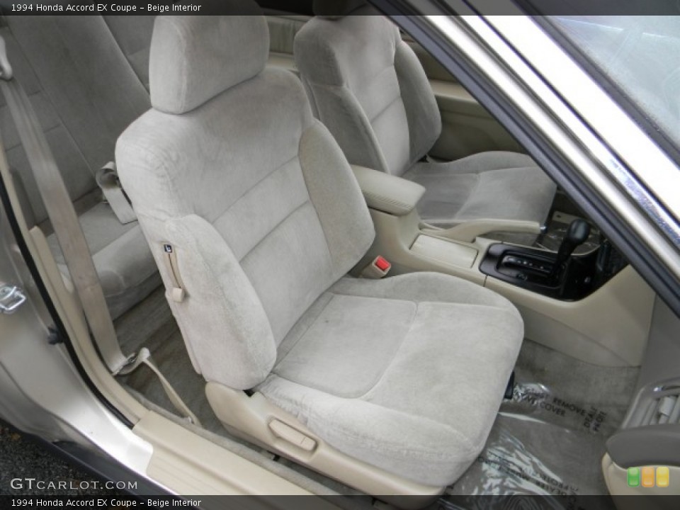 Beige Interior Photo for the 1994 Honda Accord EX Coupe #58521047