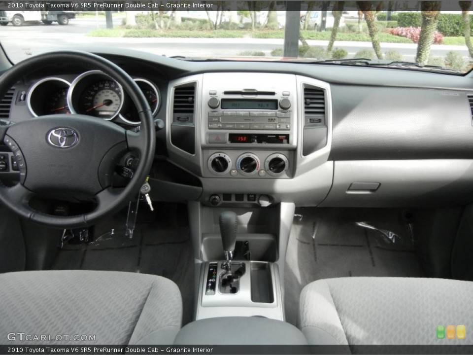 Graphite Interior Dashboard for the 2010 Toyota Tacoma V6 SR5 PreRunner Double Cab #58521746
