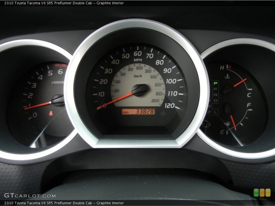 Graphite Interior Gauges for the 2010 Toyota Tacoma V6 SR5 PreRunner Double Cab #58521764
