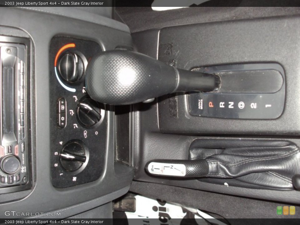 Dark Slate Gray Interior Transmission for the 2003 Jeep Liberty Sport 4x4 #58525844