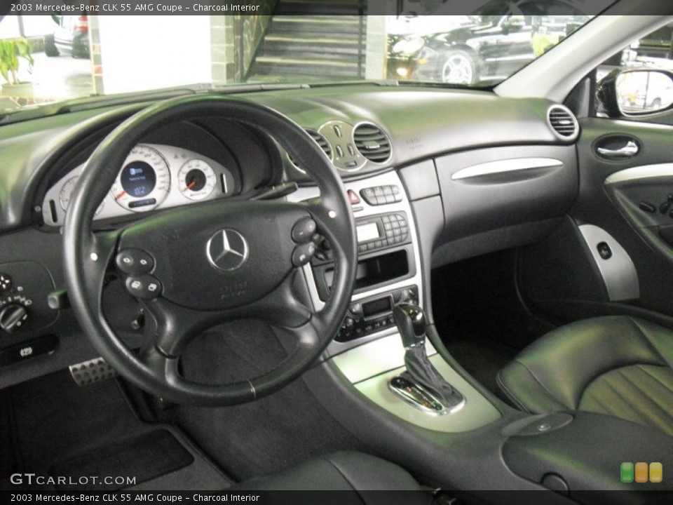 Charcoal Interior Dashboard for the 2003 Mercedes-Benz CLK 55 AMG Coupe #58528662