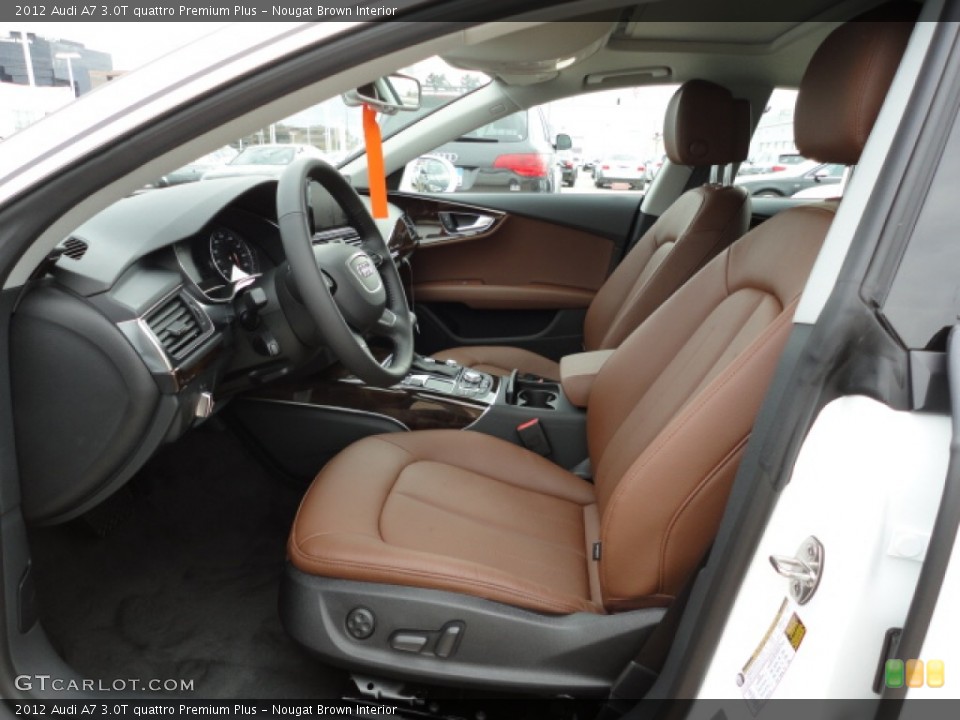 Nougat Brown Interior Photo for the 2012 Audi A7 3.0T quattro Premium Plus #58529565